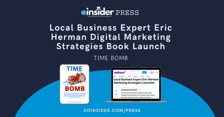 Local Business Expert Eric Herman Digital Marketing Strategies Time Bomb Book PR